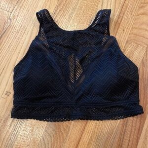 Black Lace sports bra / black lace Bralette